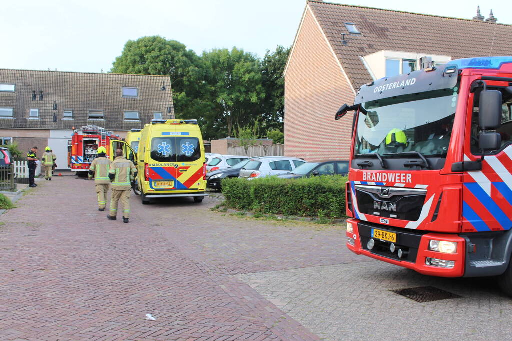 Twee gewonden bij brand in woning