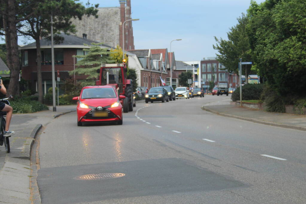 Wederom boeren in protestoptocht