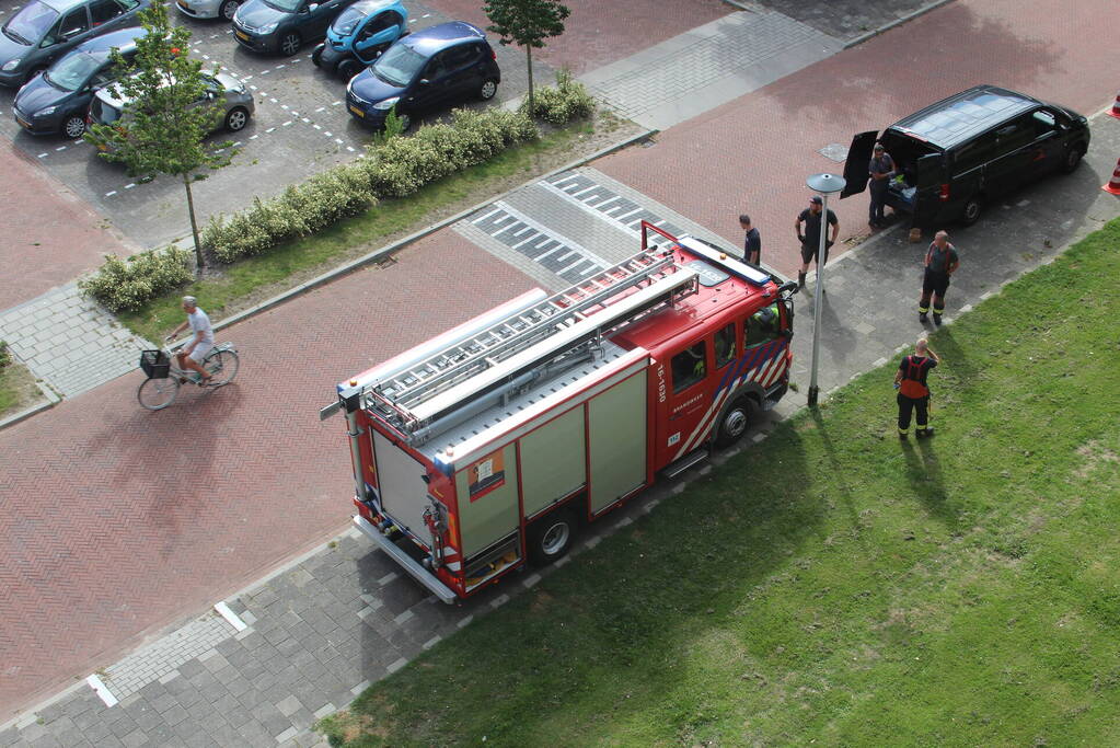 Brandweer zorgt voor stroom
