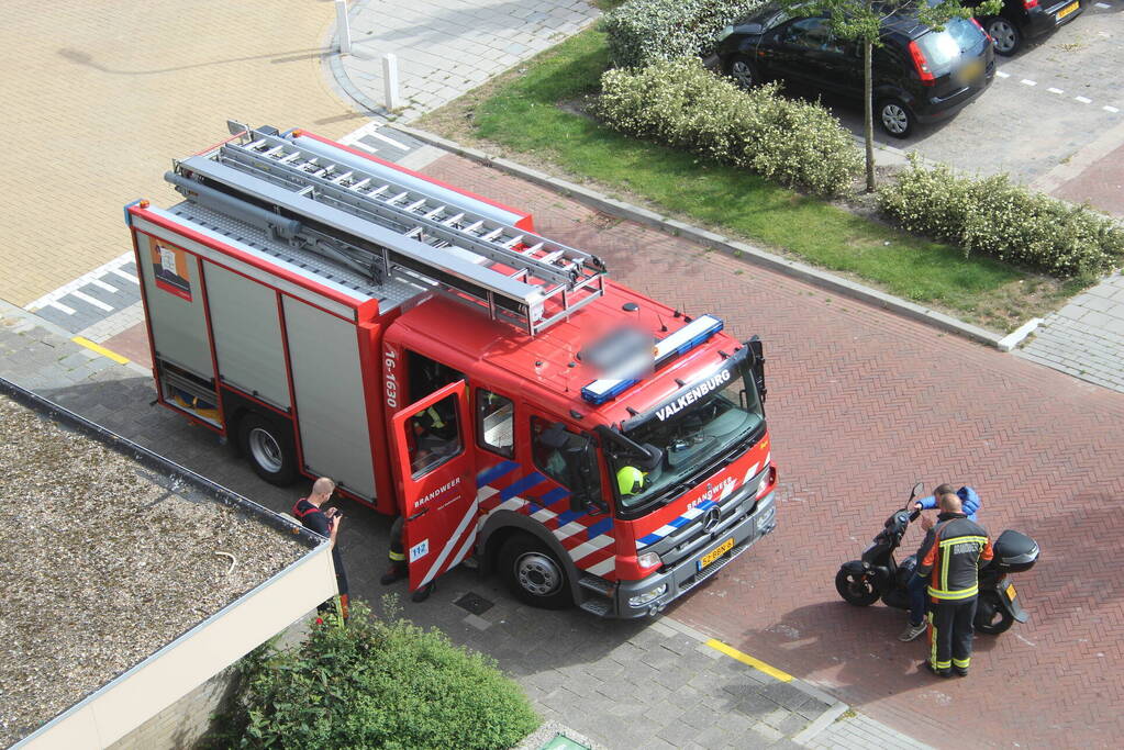 Brandweer zorgt voor stroom