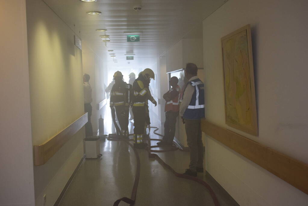 Brandweeroefening Ziekenhuis Gelderse Vallei