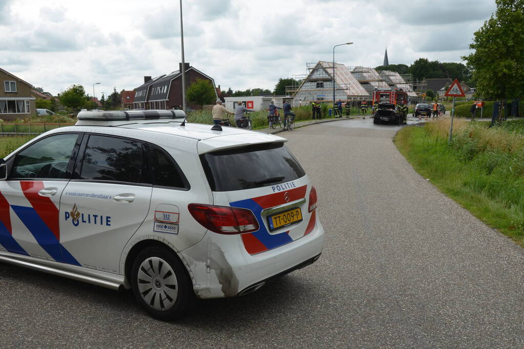 BMW volledig uitgebrand