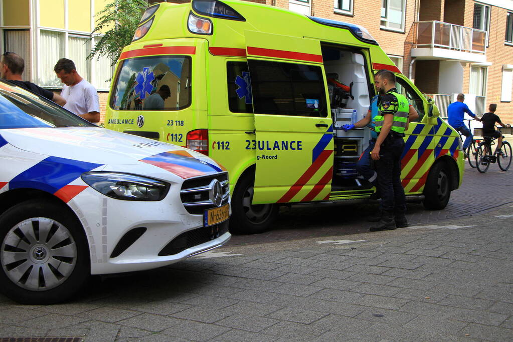 Scooterrijder gaat onderuit en raakt gewond