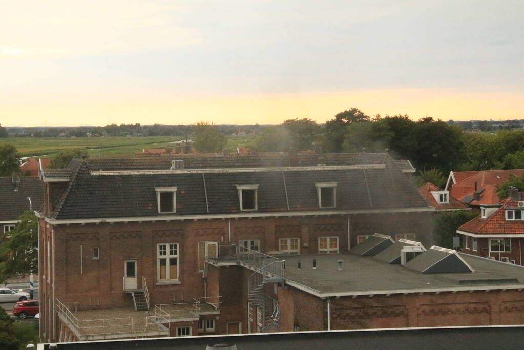 Veel rook bij brand in leegstaand pand