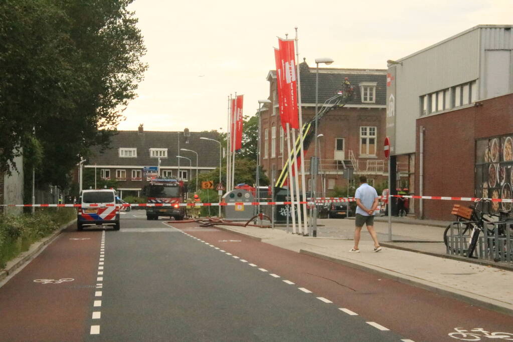 Veel rook bij brand in leegstaand pand