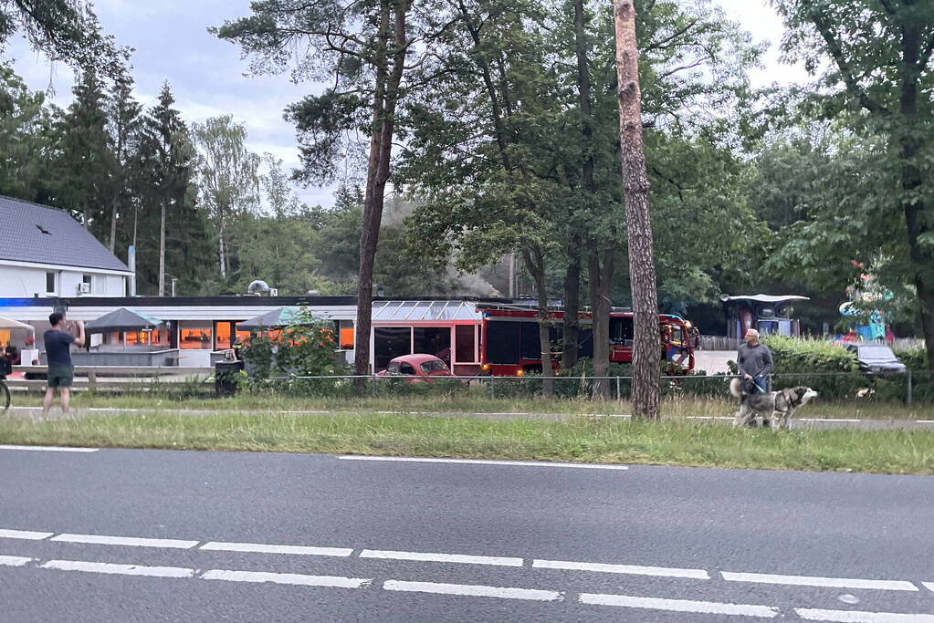 Ontruiming bij brand in restaurant