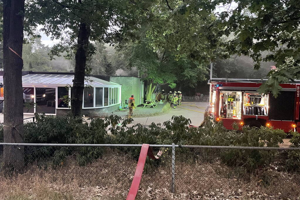 Ontruiming bij brand in restaurant