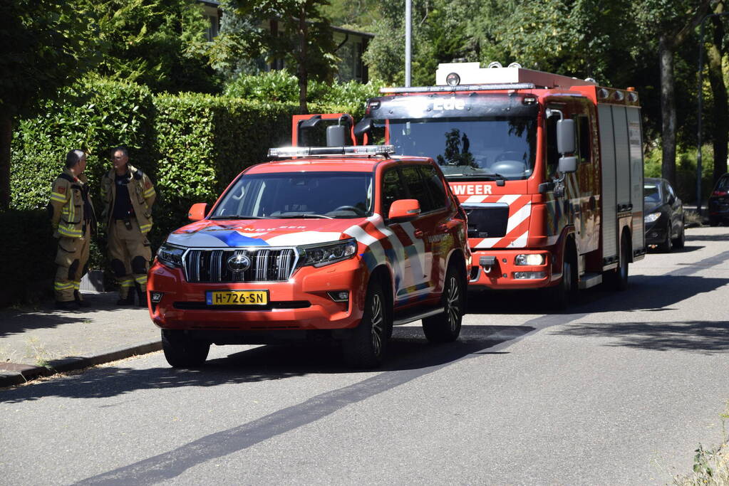 Brandweer doet onderzoek naar zak met onbekende stof