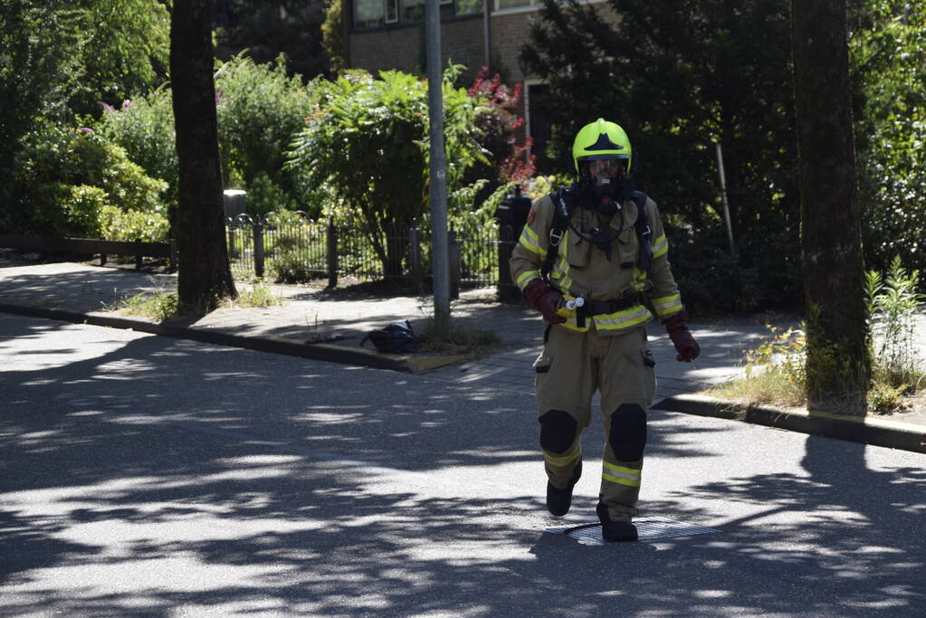Brandweer doet onderzoek naar zak met onbekende stof