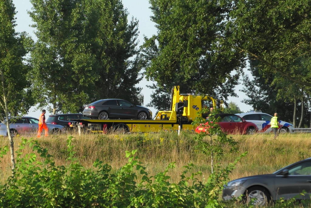Meerdere personenwagens berokken bij botsing