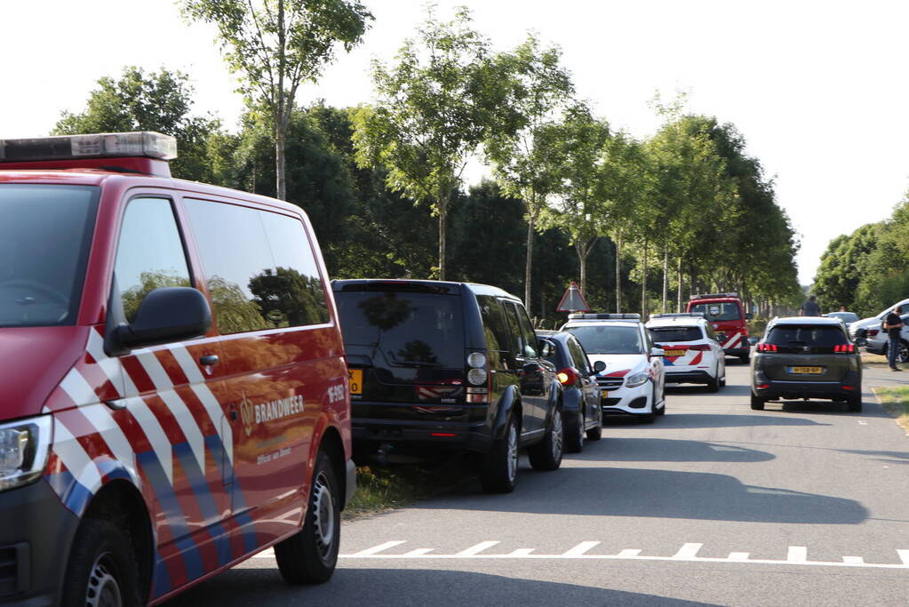 Uitslaande brand in caravan