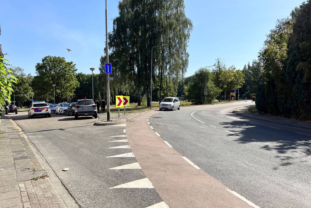 Overhitte auto gecontroleerd door brandweer