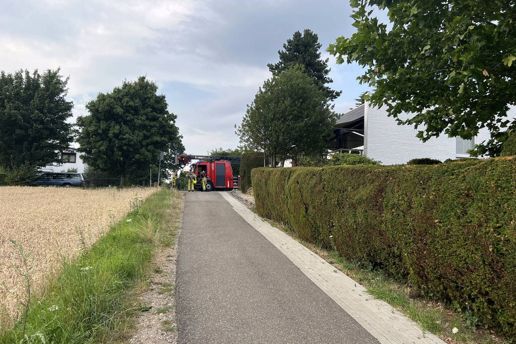 Brandweer ingezet voor melding woningbrand