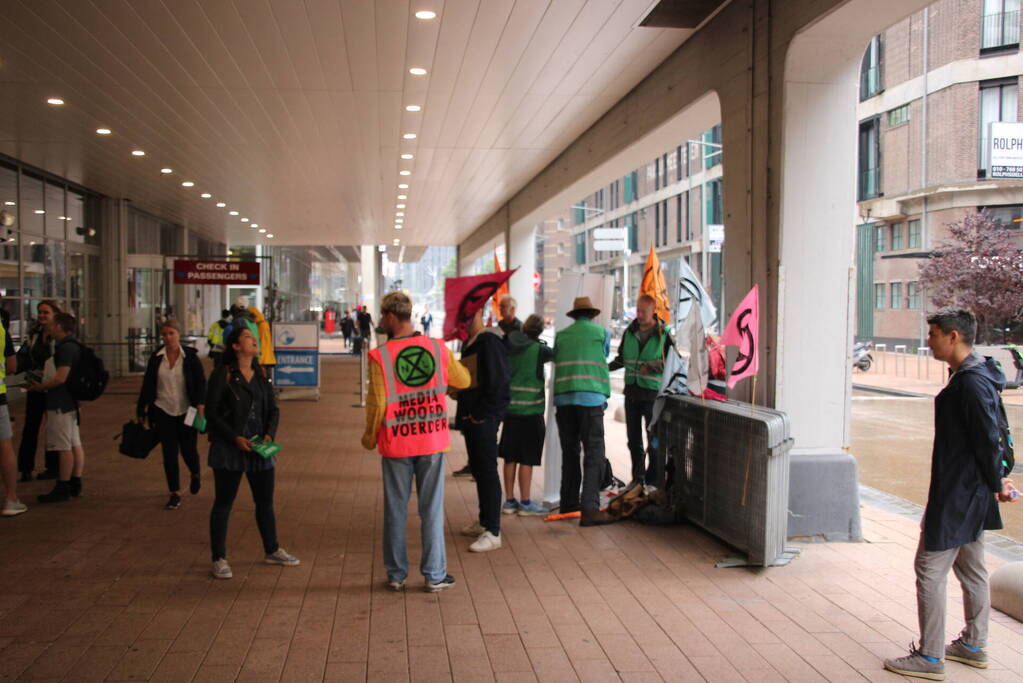 Demonstratie tegen grote cruiseschepen