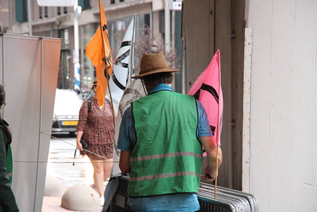 Demonstratie tegen grote cruiseschepen