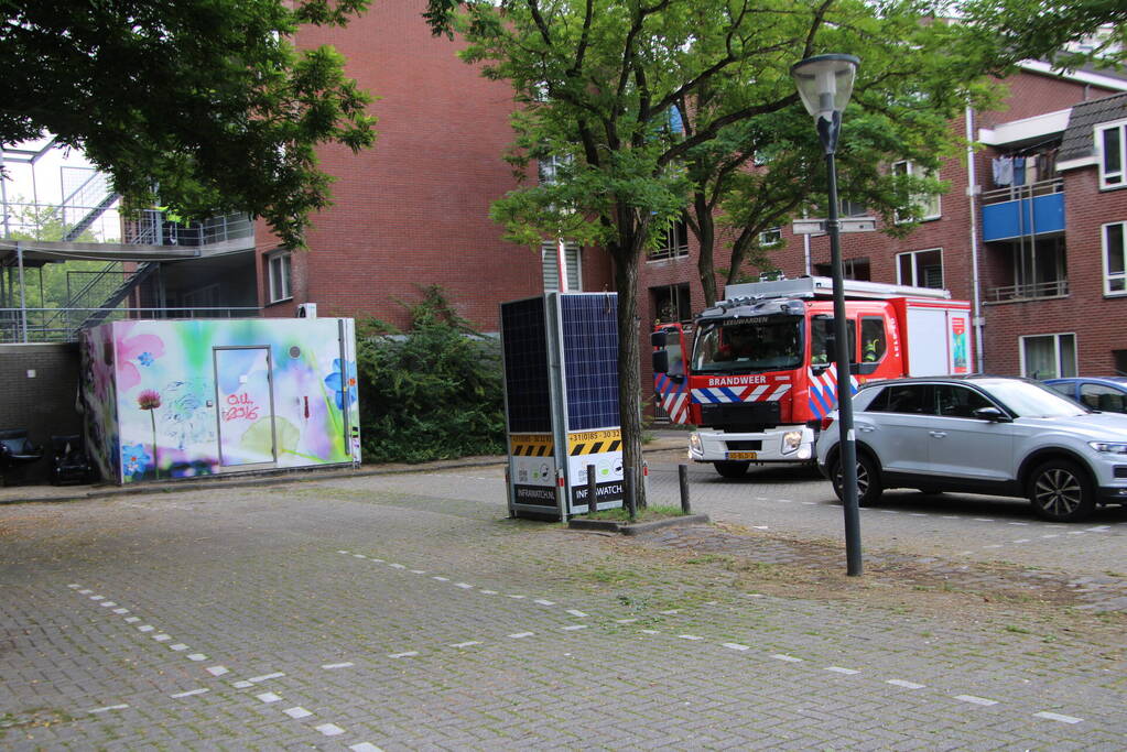 Woningen ontruimd vanwege brand in electriciteitskast