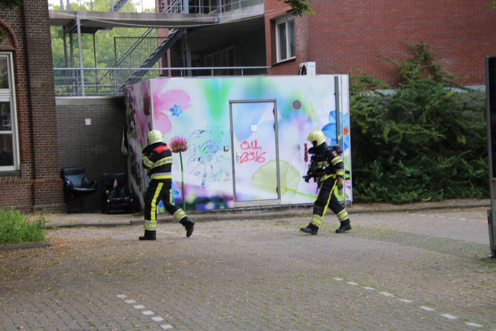 Woningen ontruimd vanwege brand in electriciteitskast