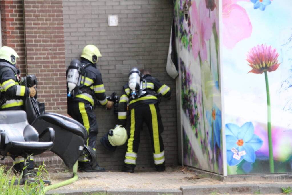 Woningen ontruimd vanwege brand in electriciteitskast