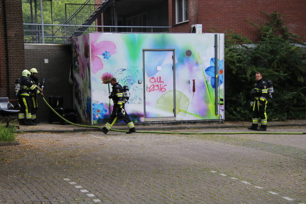 Woningen ontruimd vanwege brand in electriciteitskast