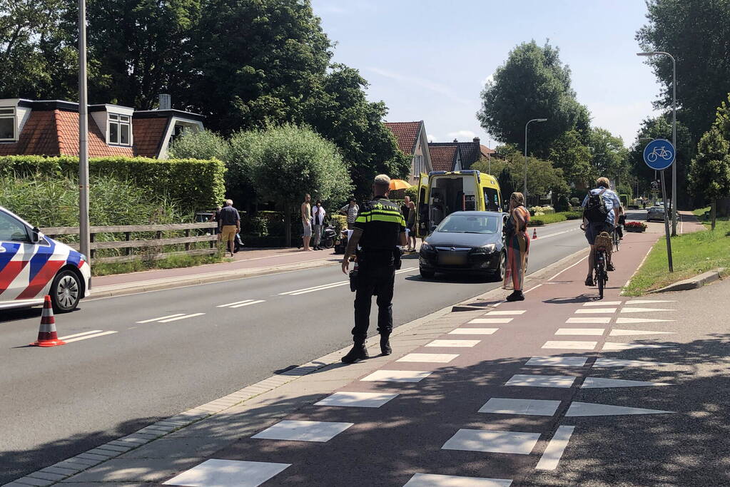 Scooterrijder gewond na valpartij