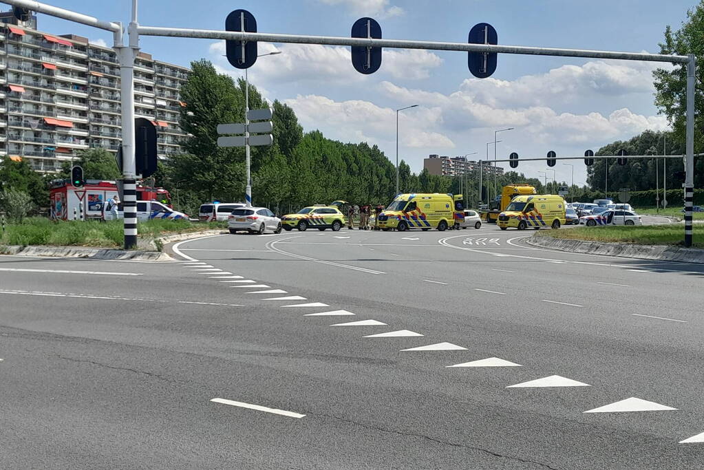 Motorrijder ernstig gewond na ongeval