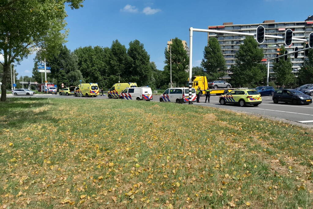 Motorrijder ernstig gewond na ongeval