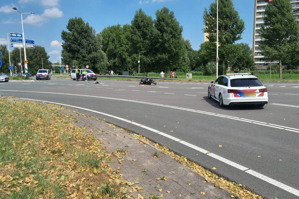 Motorrijder ernstig gewond na ongeval