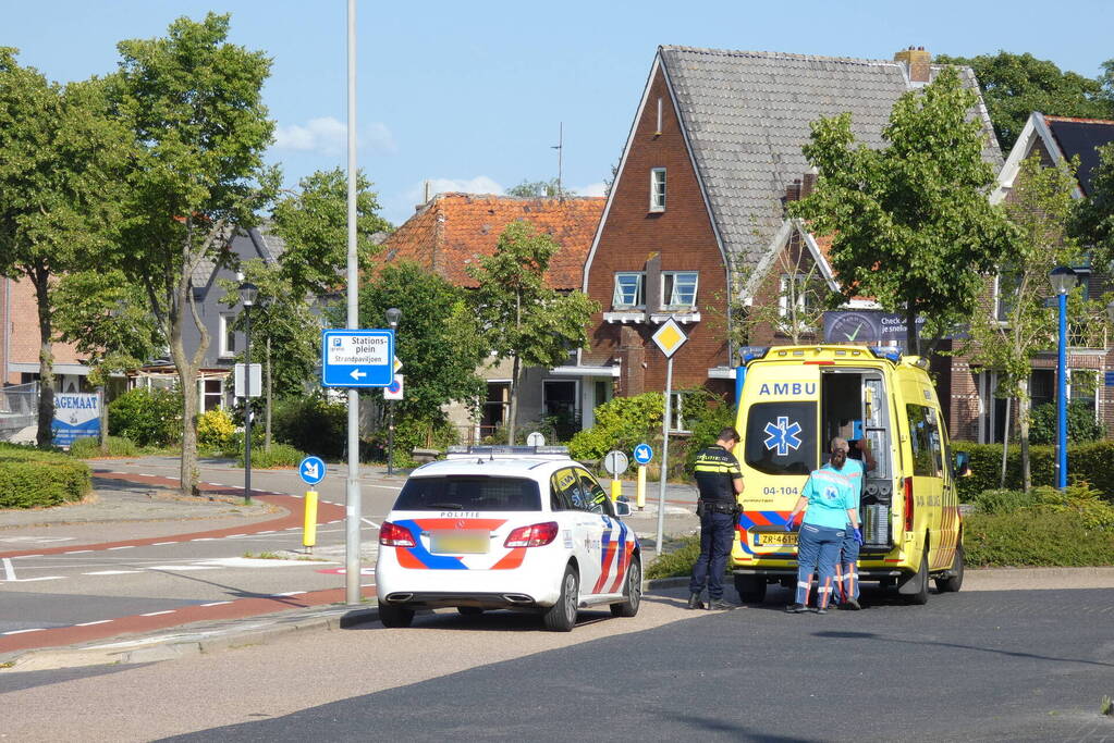 Fietser gewond na valpartij