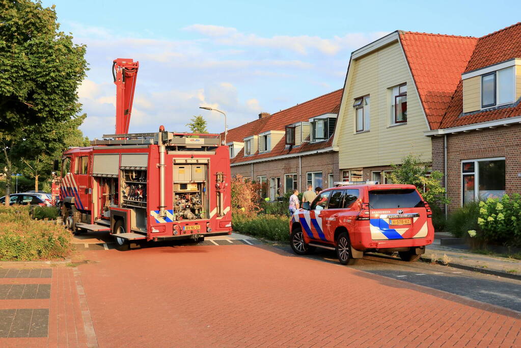 Hevige brand in slaapkamer van woning