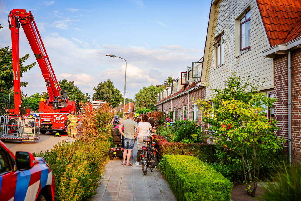 Hevige brand in slaapkamer van woning