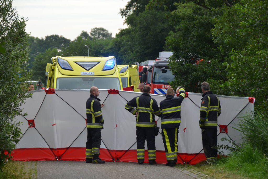 Weg afgesloten door ernstig ongeval