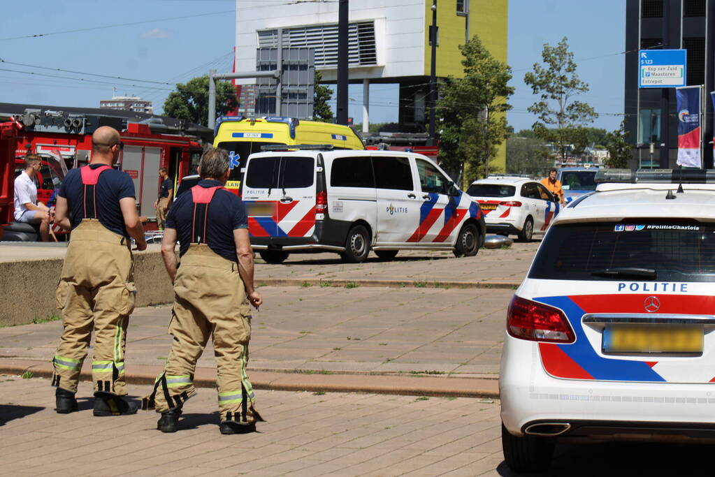 Geen metroverkeer door aanrijding