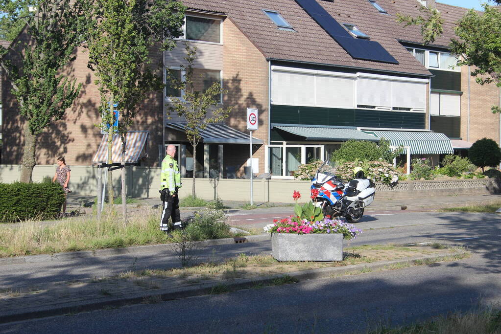 Ongeval tussen bestelbus en scooter
