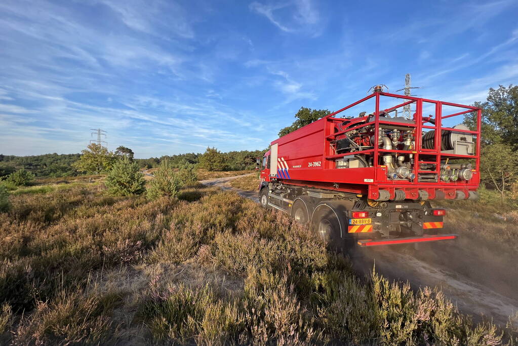 Heidebrand snel onder controle