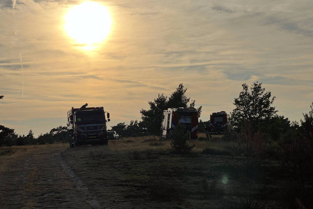 Heidebrand snel onder controle