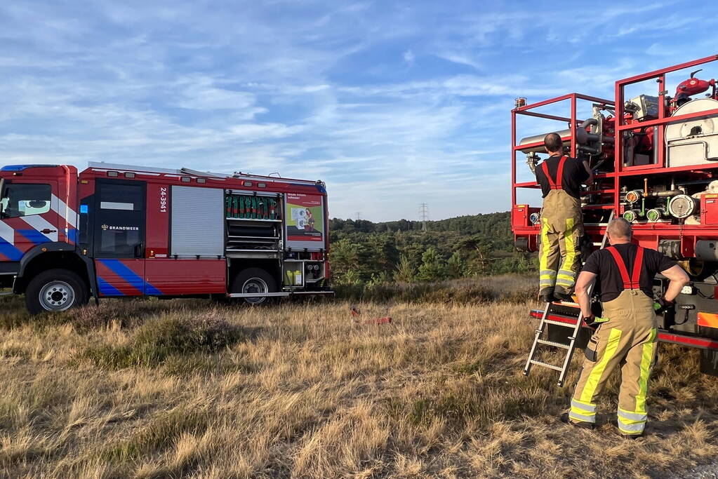 Heidebrand snel onder controle