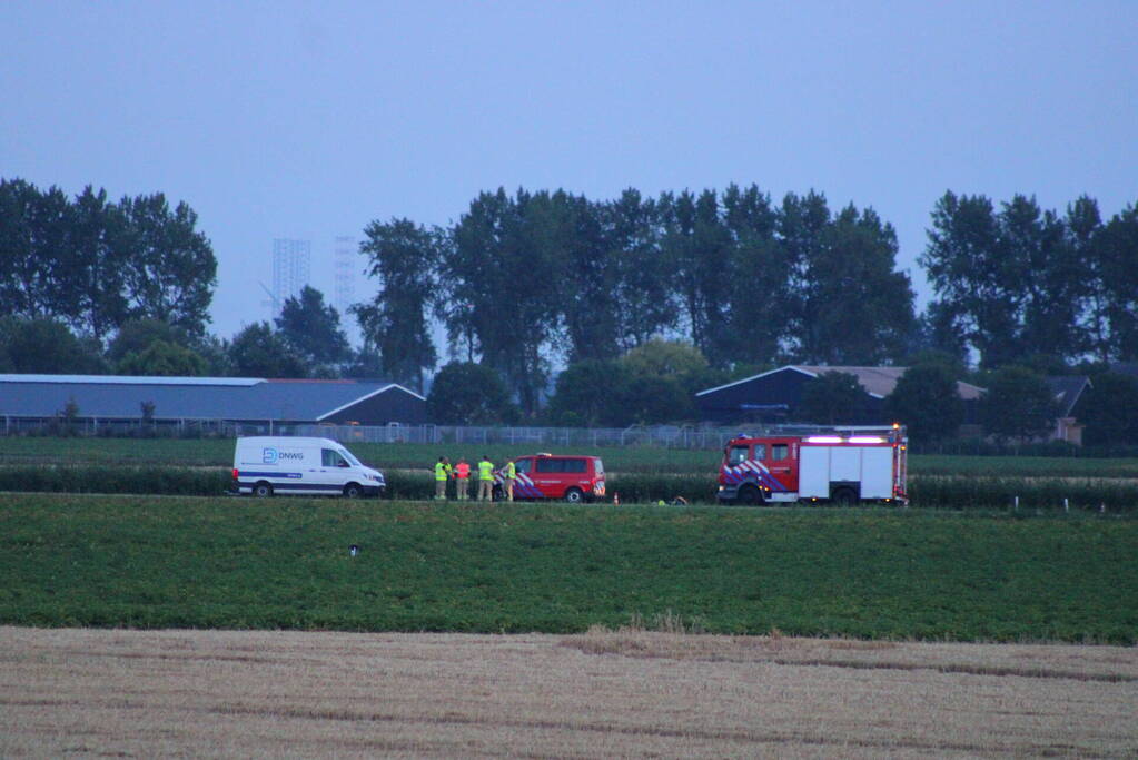 Wegafsluiting vanwege lekkage in gastranportleiding