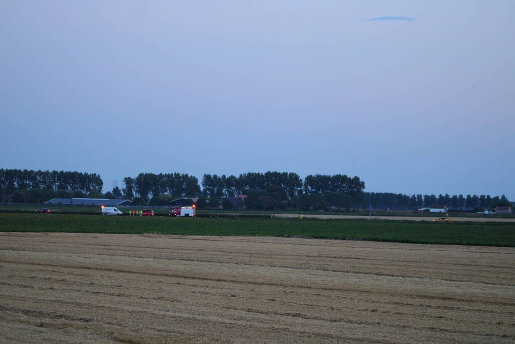 Wegafsluiting vanwege lekkage in gastranportleiding