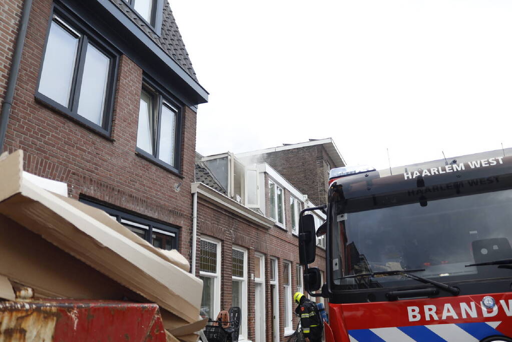 Brand in woning waar verbouwd wordt