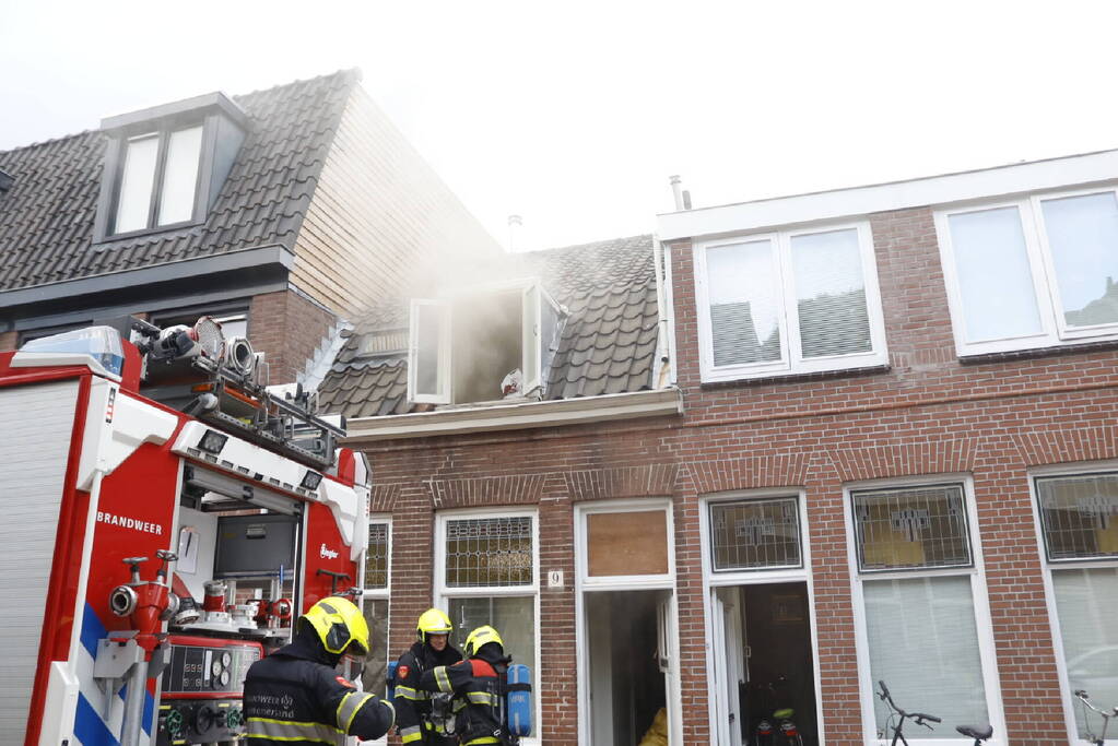 Brand in woning waar verbouwd wordt