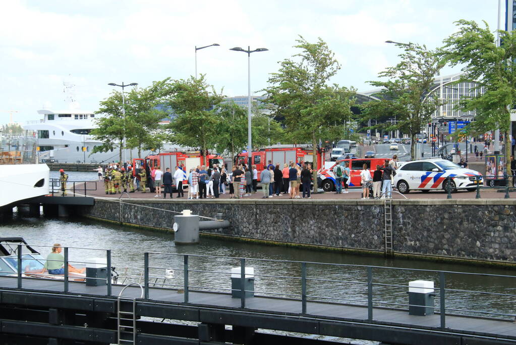 Cruiseschip ontruimd vanwege brand