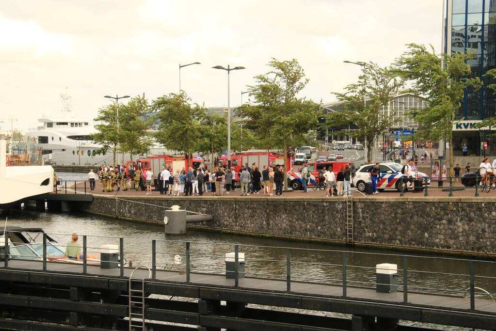 Cruiseschip ontruimd vanwege brand