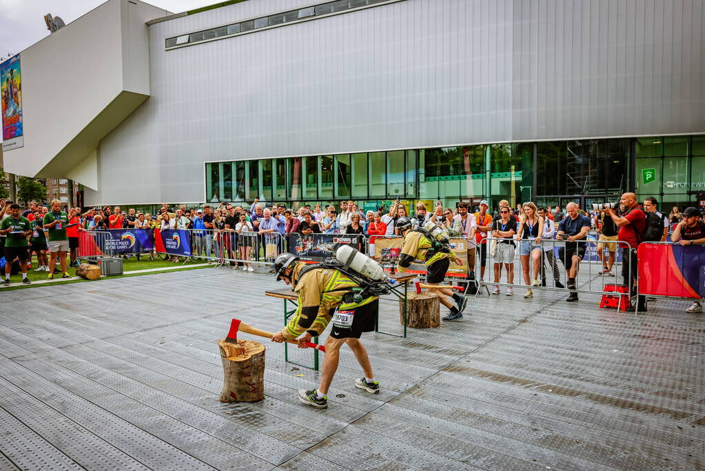 Veel bekijks tijdens 'World Police and Fire Games'