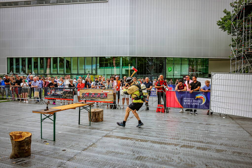 Veel bekijks tijdens 'World Police and Fire Games'