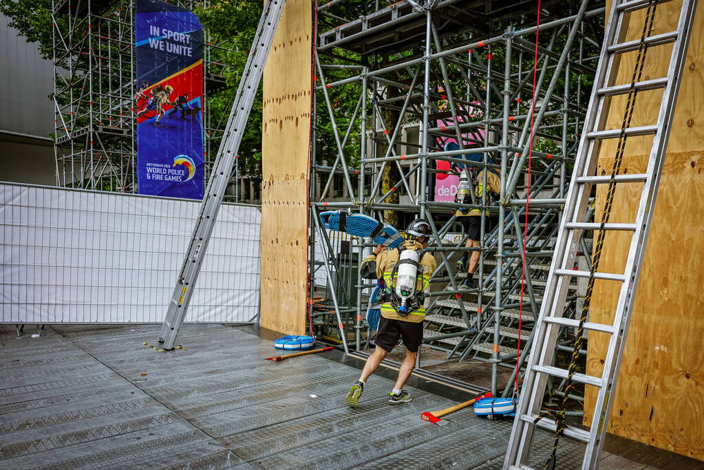 Veel bekijks tijdens 'World Police and Fire Games'