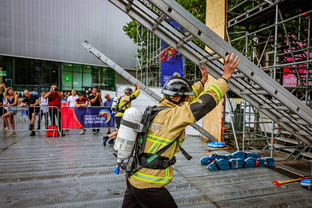 Veel bekijks tijdens 'World Police and Fire Games'