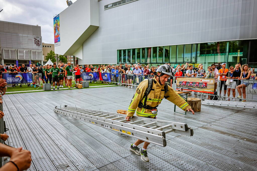 Veel bekijks tijdens 'World Police and Fire Games'