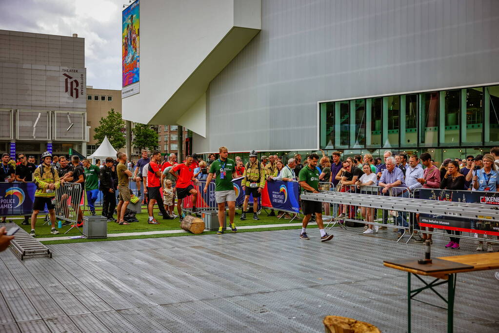 Veel bekijks tijdens 'World Police and Fire Games'