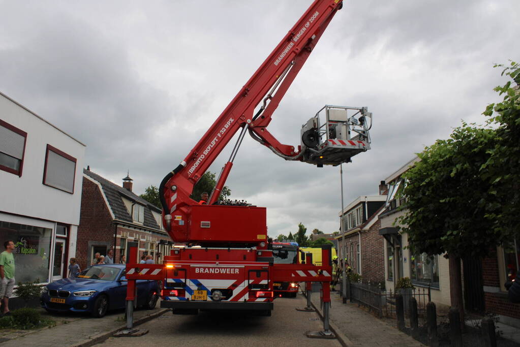 Middelbrand in woonhuis snel onder controle