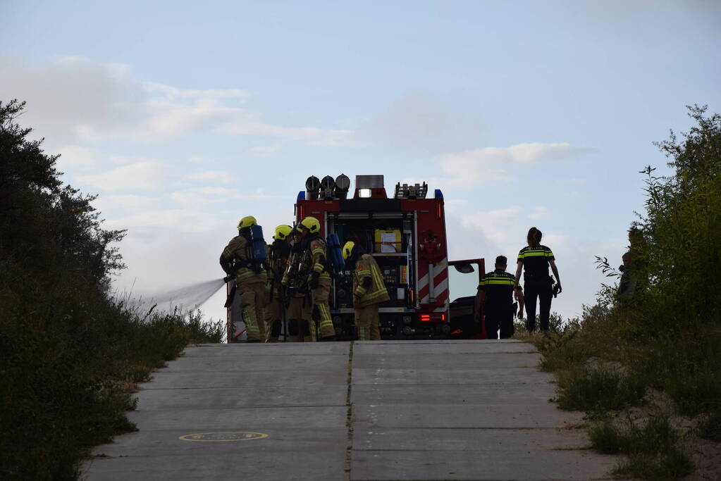 Duinbrand snel onder controle